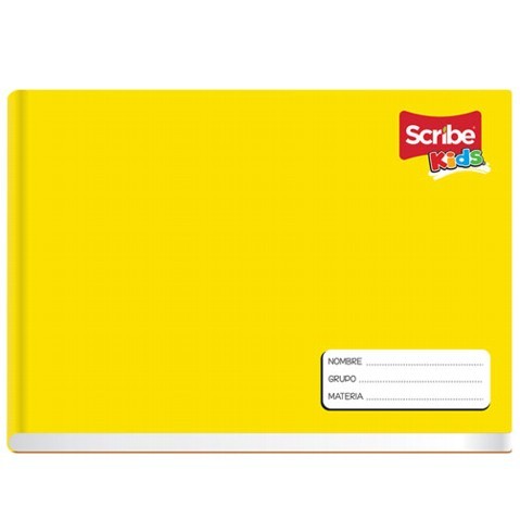 CUADERNO ITALIANO COSIDO KIDS DE CUADRO 5MM CON 100 HOJAS SCRIBE