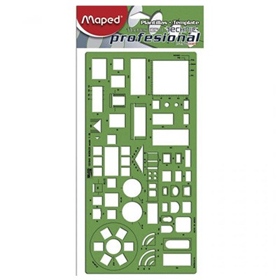 PLANTILLA DE MUEBLES ESC: 1.50 MAPED