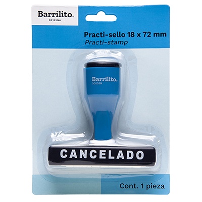 PRACTI-SELLO DE PLASTICO CANCELADO BARRILITO