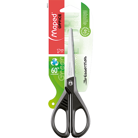 TIJERA ESSENTIALS GREEN 17 CMS. MOD. 468010 MC. MAPED +