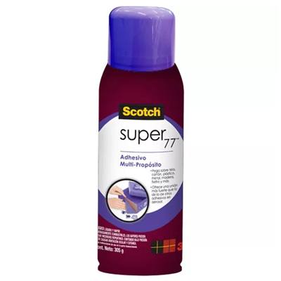 SPRAY ADHESIVO EN AEROSOL SUPER 77 DE 305 GRS 3M