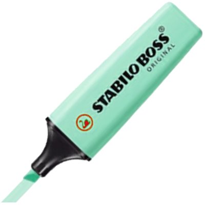 MARCATEXTO COLOR MENTA PASTEL STABILO BOSS