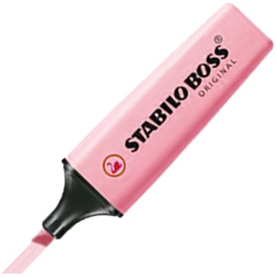 MARCATEXTO COLOR ROSA PASTEL STABILO BOSS