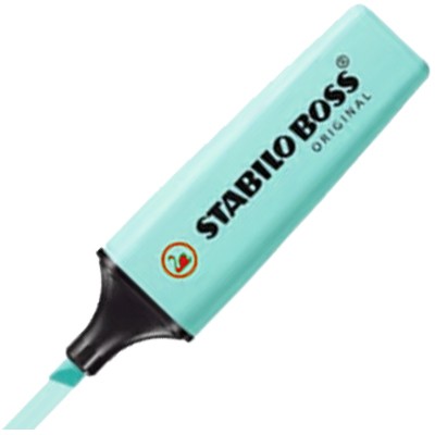MARCATEXTO COLOR TURQUESA PASTEL STABILO BOSS