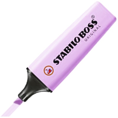MARCATEXTO COLOR VIOLETA PASTEL STABILO BOSS