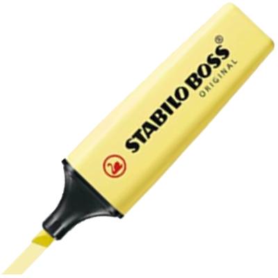 MARCATEXTO COLOR AMARILLO PASTEL STABILO BOSS