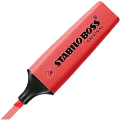 MARCATEXTO COLOR CEREZA PASTEL STABILO BOSS