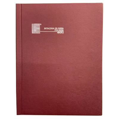 LIBRO BITACORA DE OBRA FOLIADA CON 100 HOJAS 4BOF2 L.F.C.