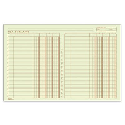 BLOCK HOJA DE BALANCE MODELO 5010 PRINTAFORM