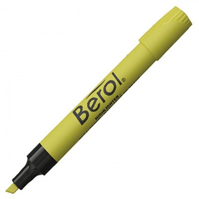 MARCATEXTO FLUORESCENTE AMARILLO BEROL