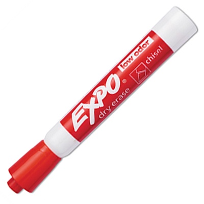 MARCADOR PARA PIZARRON BLANCO ROJO EXPO