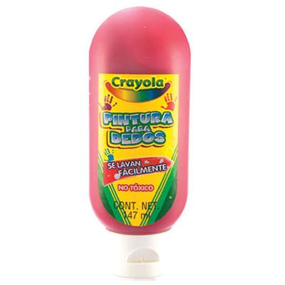 PINTURA DIGITAL PARA DEDOS COLOR ROJO DE 147 ML CRAYOLA