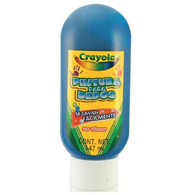 PINTURA DIGITAL PARA DEDOS COLOR AZUL DE 147 ML CRAYOLA