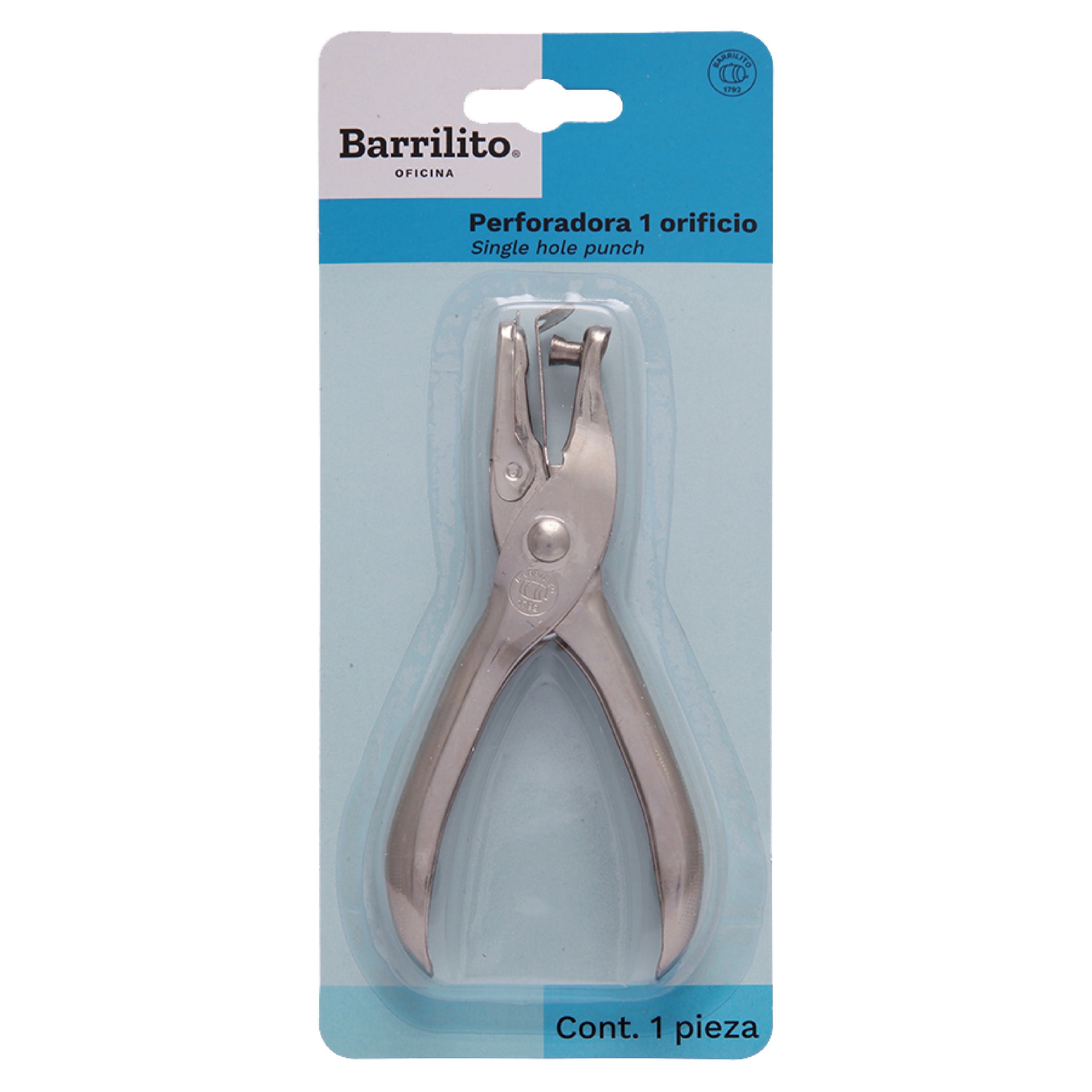 PERFORADORA DE UN ORIFICIO 1/4" DE 6 MM BARRILITO
