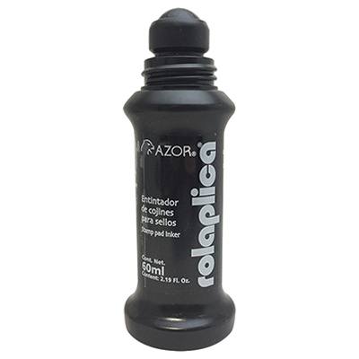TINTA PARA SELLO ROLAPLICA MC. AZOR COLOR NEGRO