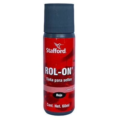 TINTA PARA SELLO DE GOMA 60 ML MC. STAFFORD COLOR ROJO