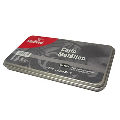 COJIN METALICO PARA SELLO N° 2 8.0 X 16.0 CMS. MC. STAFFORD