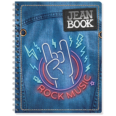 CUADERNO PROFESIONAL JEAN BOOK DE RAYAS CON 100 HOJAS NORMA