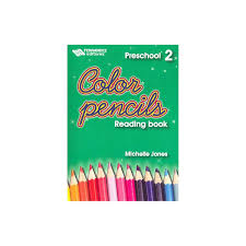 COLOR PENCILS READING BOOK 2 PRESCHOOL VERDE+++