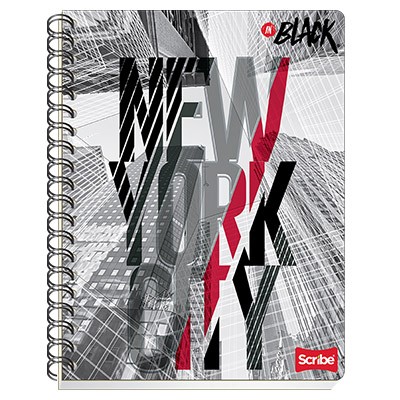 CUADERNO PROFESIONAL INBLACK DE CUADRO 7MM CON 100 HOJAS SCRIBE