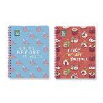 CUADERNO PROFESIONAL GIRLY CON 100 HOJAS DE CUADRO 7 MM SAZZ