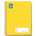 CUADERNO PROFESIONAL UNICOLOR CON 100 HOJAS DE CUADRO 7 MM. SAZZ