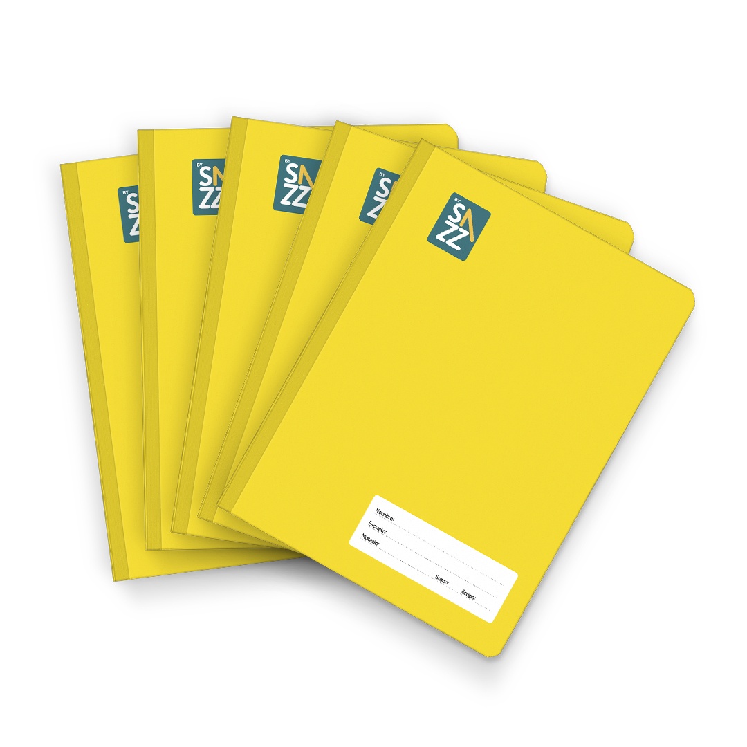 CUADERNO PROFESIONAL UNICOLOR CON 100 HOJAS DE DIBUJO SAZZ