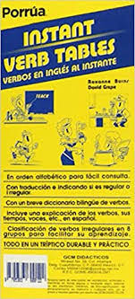 INSTANT VERB TABLES   VERBOS EN INGLES AL INSTANTE 