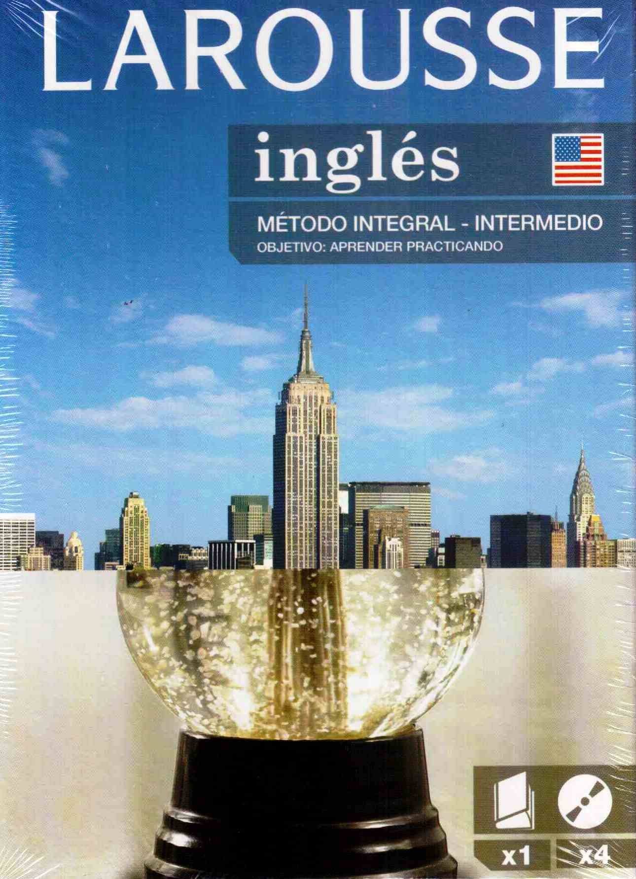 LAROUSSE INGLES METODO INTEGRAL - INTERMEDIO LIBRO Y 4 CDS +++