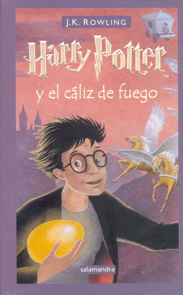HARRY POTTER 4  Y EL CALIZ DE FUEGO   EMPASTADO  +++