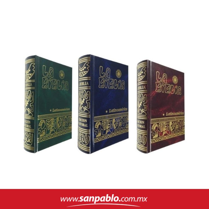 LA BIBLIA LATINOAMERICA DE BOLSILLO VERDE, AZUL,GUINDA+