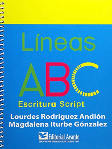 LINEAS ABC  ESCRITURA SCRIPT   PREESCOLAR 