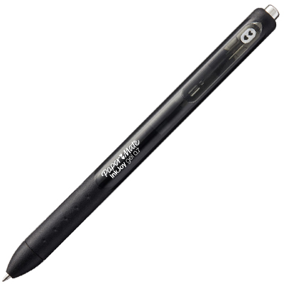 BOLIGRAFO RETRACTIL INKJOY GEL NEGRO PAPER MATE