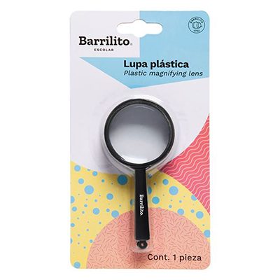 LUPA PLASTICA DE 40 MM DE DIAMETRO BARRILITO