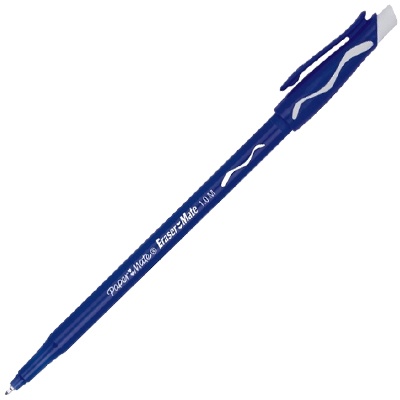 BOLIGRAFO BORRABLE ERASERMATE AZUL PAPER MATE