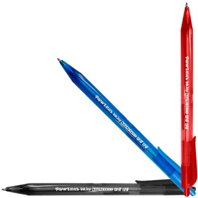 BOLIGRAFOS RETRACTIL KILOMETRICO 100RT CON 3 PIEZAS PAPER MATE