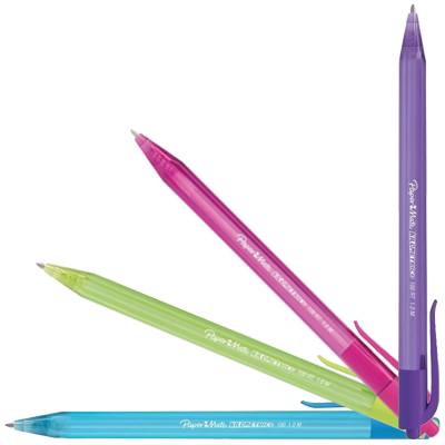 BOLIGRAFOS RETRACTIL KILOMETRICO 100RT CON 4 PIEZAS PAPER MATE
