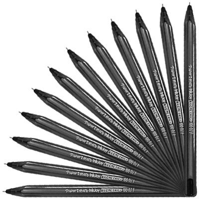 CAJA CON 12 BOLIGRAFOS KILOMETRICO 100ST NEGRO PAPER MATE