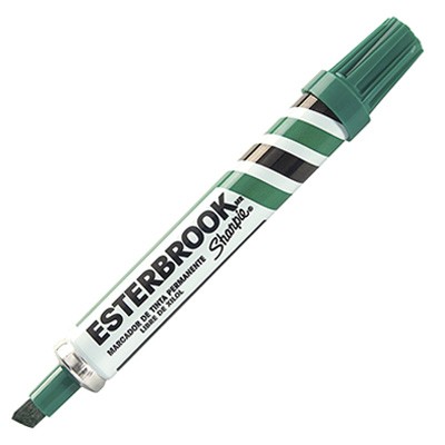 MARCADOR PERMANENTE ESTERBROOK VERDE SHARPIE