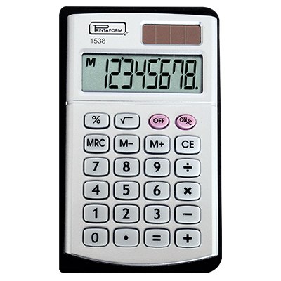 CALCULADORA VERTICAL CON CARTERA DE 8 DIGITOS PRINTAFORM