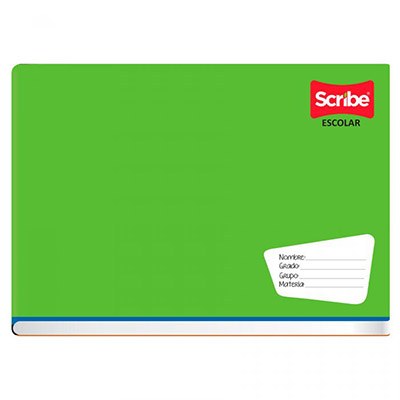 CUADERNO ITALIANO ENGRAPADO DE DIBUJO CON 50 HOJAS ENGRAPADO SCRIBE