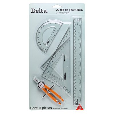JUEGO DE GEOMETRIA MODELO DEL65 DELTA
