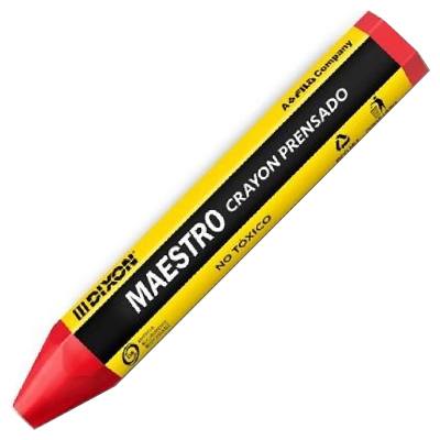 CRAYON MAESTRO COLOR ROJO DIXON