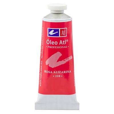 PINTURA OLEO COLOR ROSA ALIZARINA (210) DE 16 ML RODIN