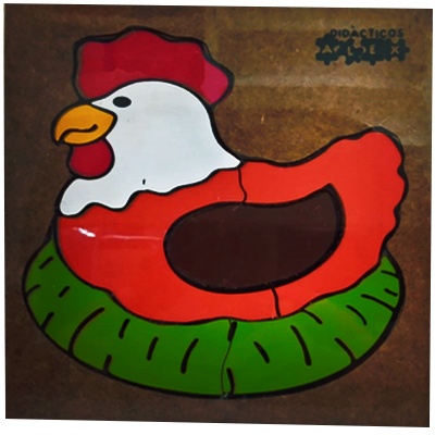 ROMPECABEZAS DE MADERA DE 20 X 20 CMS. 3 EN 1 DIF. FIGURAS MC. ALEX