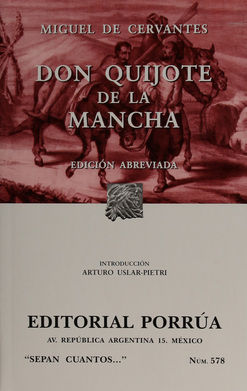 DON QUIJOTE DE LA MANCHA   C.S. C. 578   EDIC. ABREV.