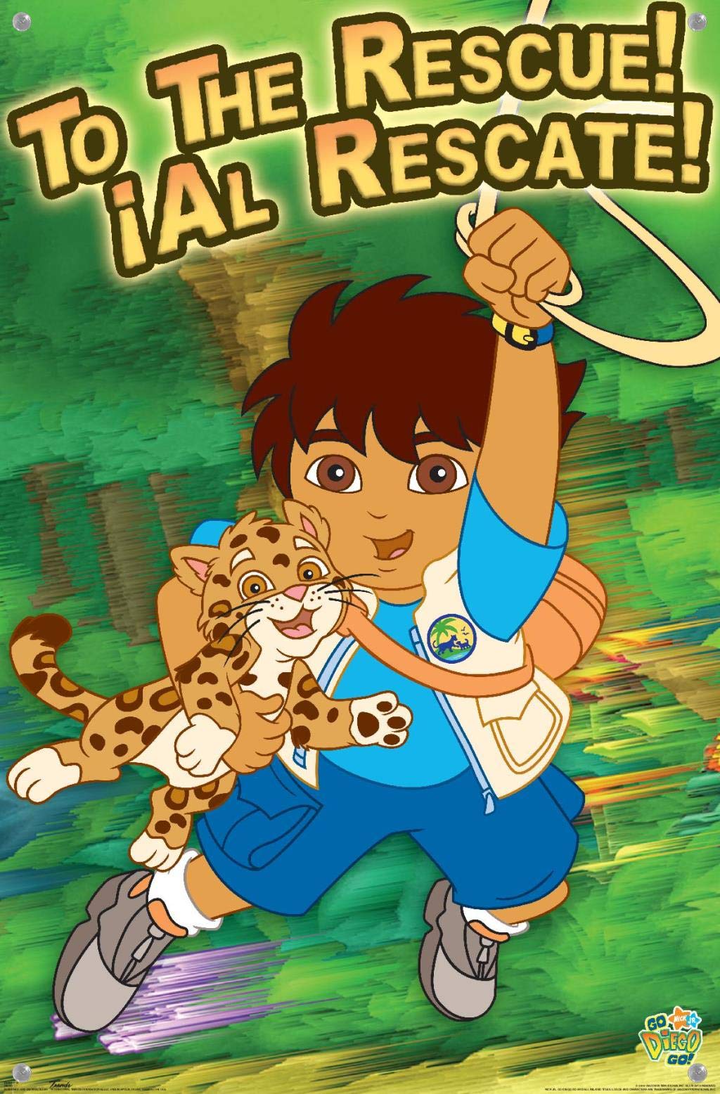 MIRA Y COLOREA / GO DIEGO GO! TO THE RESCUE! ¡AL RESCATE!- +++