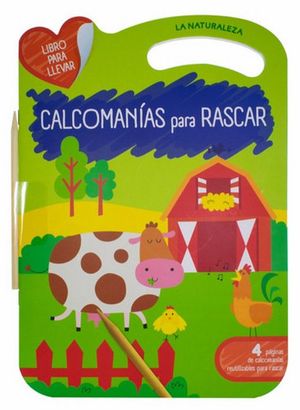 LIBRO PARA LLEVAR. CALCOMANIAS PARA RASCAR: LA NATURALEZA