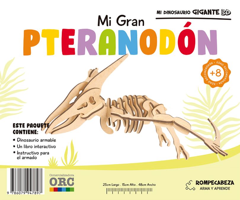 MI DINOSAURIO GIGANTE 3D. PTERANODON