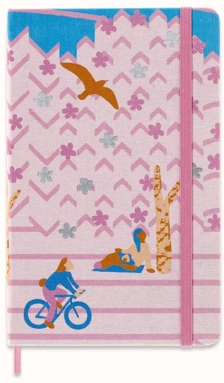 LIBRETA SAKURABICYCLE. COLOR ROSA